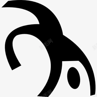 杂技人图标图标