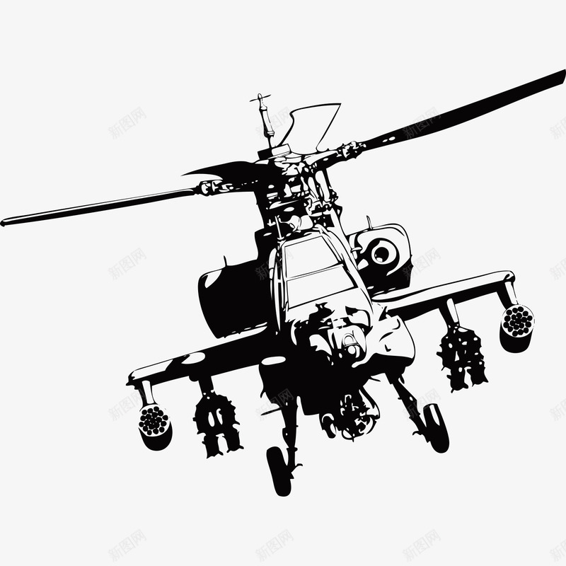 素描飞机模型png免抠素材_新图网 https://ixintu.com 交通工具 模型 素描 飞机 黑白