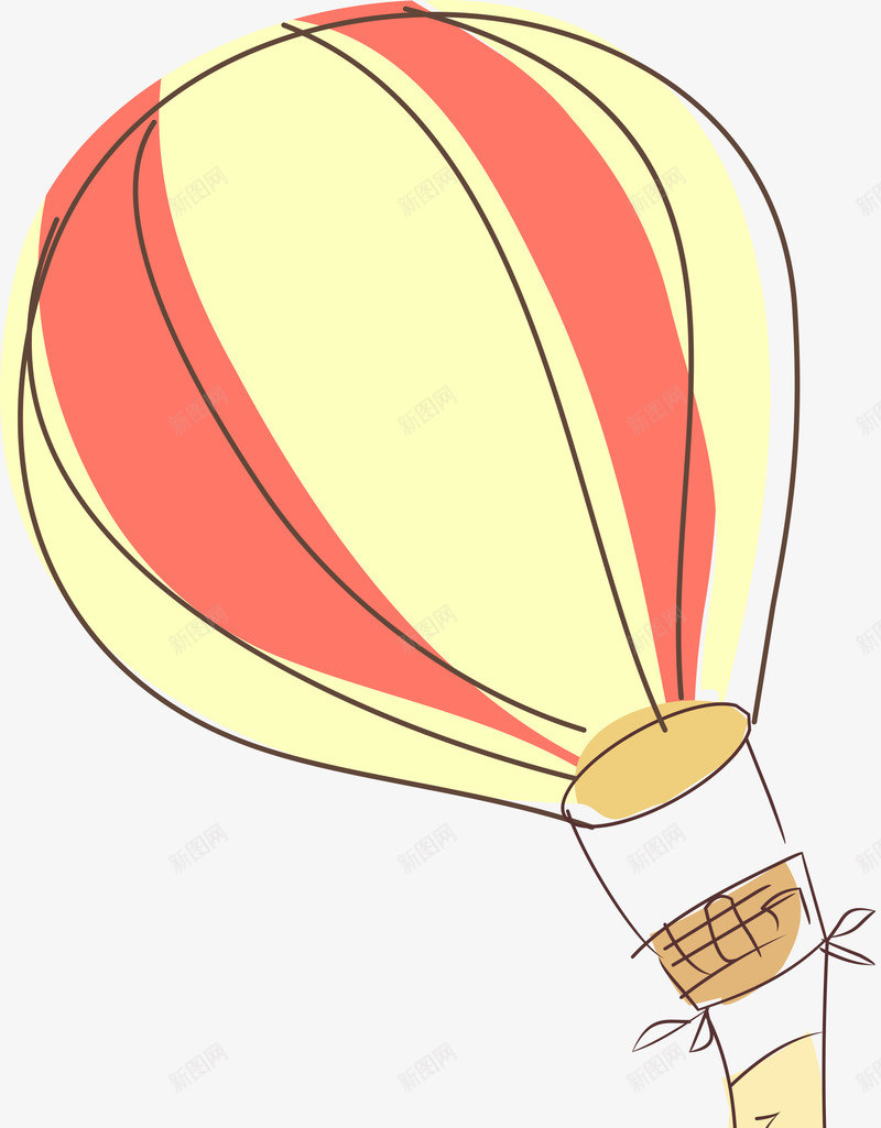 热气球横幅png免抠素材_新图网 https://ixintu.com AI 卡通 天空 广告 手绘 拉旗 横幅 气球 热气球