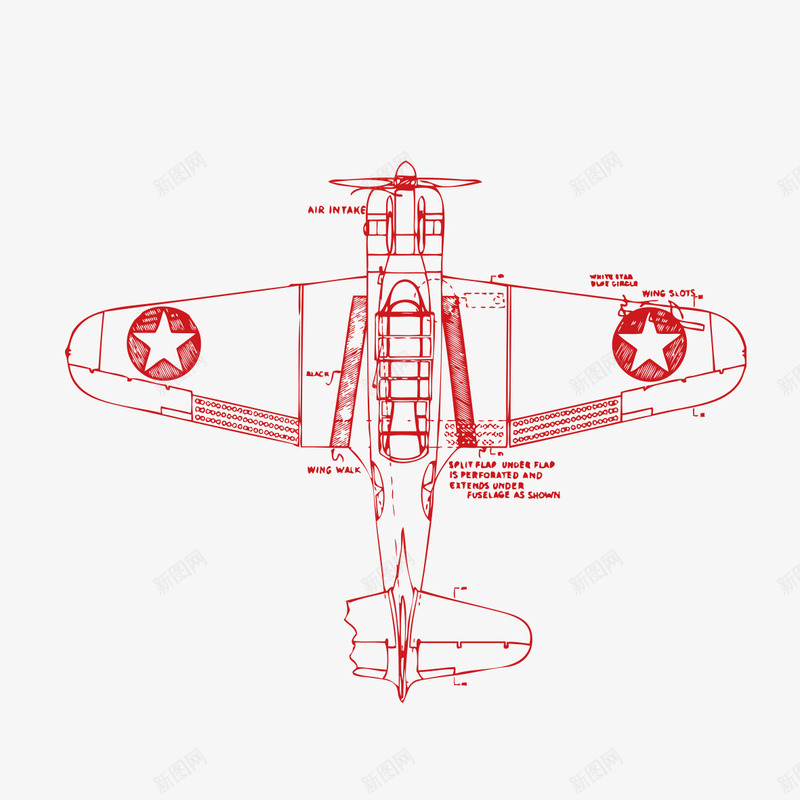 红色飞机模型png免抠素材_新图网 https://ixintu.com 模型 模型飞机 红色 飞机 飞机模型