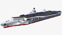 航空母舰模型红白航空母舰模型高清图片