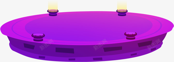 紫色狂欢舞台png免抠素材_新图网 https://ixintu.com 狂欢舞台 紫色 舞台