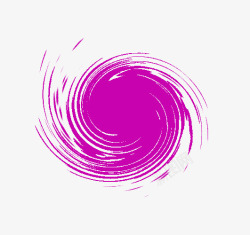 紫色创意旋转的圆圈素材
