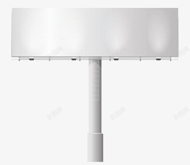 简易的广告牌png免抠素材_新图网 https://ixintu.com 广告牌 模型 简易 质感