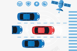 科技人工智能汽车矢量图素材