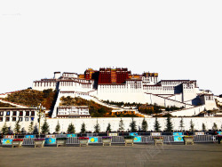 西藏风景名胜布达拉宫高清图片