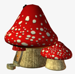红房蘑菇高清图片