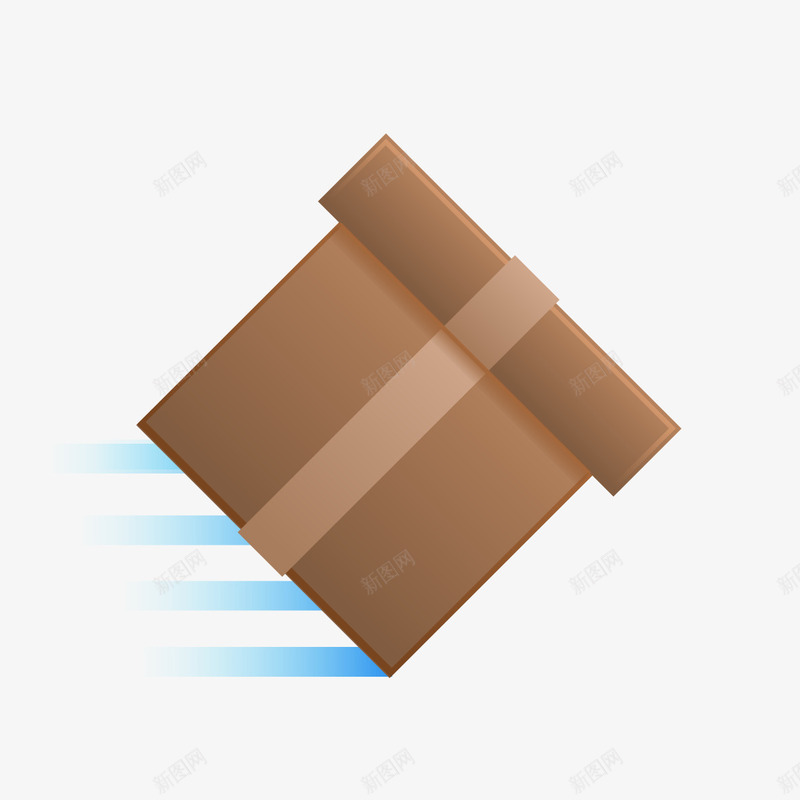 货箱模型png免抠素材_新图网 https://ixintu.com 模型 盒子 货物 货箱