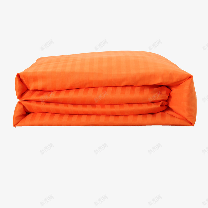 纯色丝绸被单png免抠素材_新图网 https://ixintu.com 产品实物 橙色 沙发被 空调被 被单