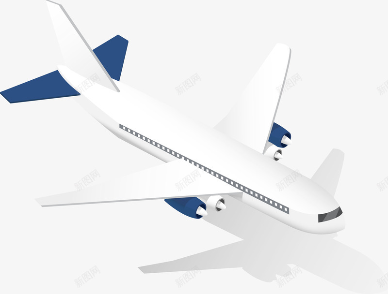 白色飞机png免抠素材_新图网 https://ixintu.com 免抠图 卡通可爱 小飞机 模型 白色底纹 矢量图案