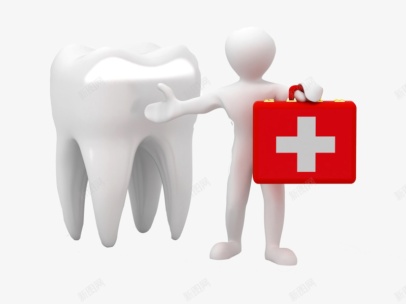医疗模型图标png_新图网 https://ixintu.com 医生 急救箱子 牙齿 牙齿模型