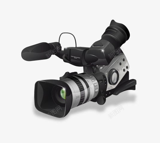 数码摄像机png免抠素材_新图网 https://ixintu.com 录像机 影音工具 摄像机 摄影机 模型