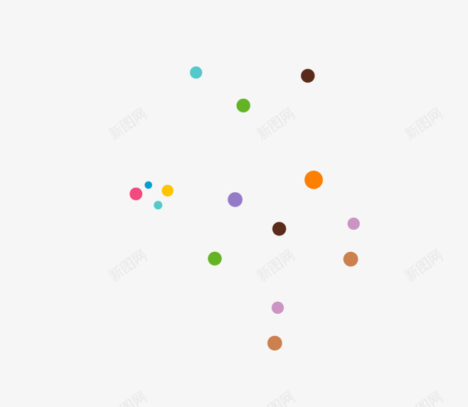 分散的圆圈png免抠素材_新图网 https://ixintu.com 分散 圆圈 彩色 漂浮