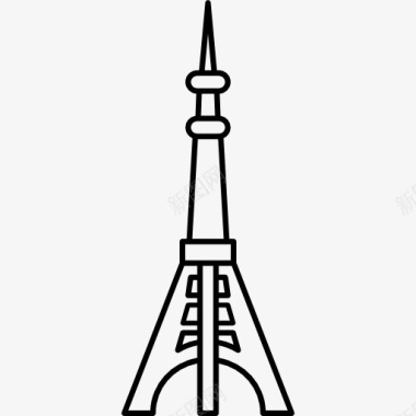 东京铁塔图标图标