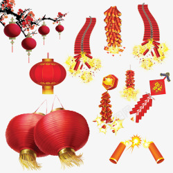 中国年灯笼素材