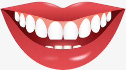 露牙齿的女人牙齿高清图片