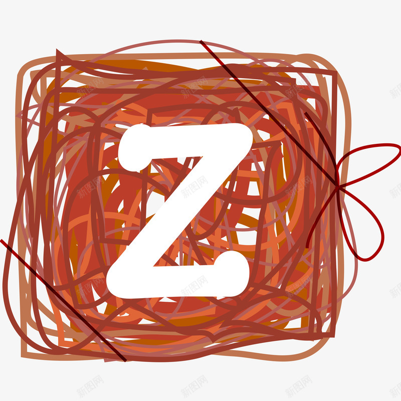 卡通手绘圆圈字母Zpng免抠素材_新图网 https://ixintu.com Z 创意 圆圈 大写字母 手绘图 绘画 英文字母