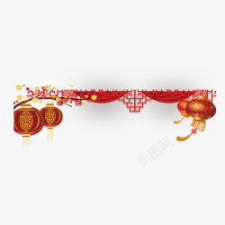 红色中国结节日背景高清图片