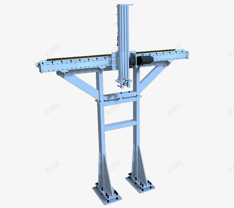 3D桁架立体图png免抠素材_新图网 https://ixintu.com 3D设计模型 其他模型 架子 桁架 白钢架 舞台架 行架