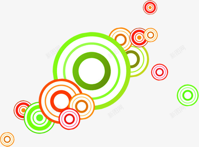 创意立体圆圈颜色手绘效果png免抠素材_新图网 https://ixintu.com 创意 圆圈 效果 立体 立体小圆圈 颜色