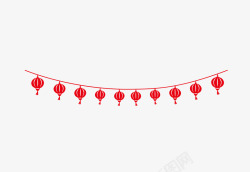 平面设计灯笼中国红灯笼高清图片