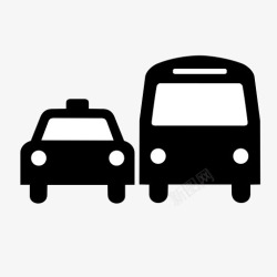 交通符号汽车地面交通运输AIGA符号标志图标高清图片