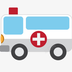 汽车救援医院救护车插画矢量图图标高清图片