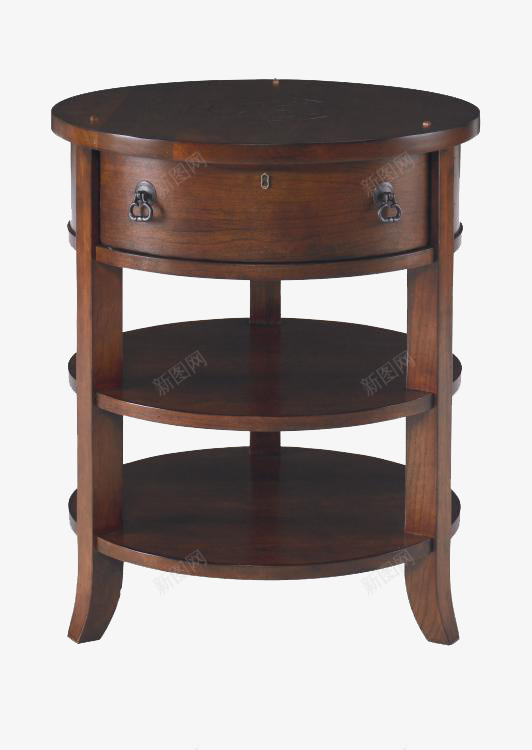 木质圆桌png免抠素材_新图网 https://ixintu.com 古典 家具 木质 桌几 桌子模型 茶几