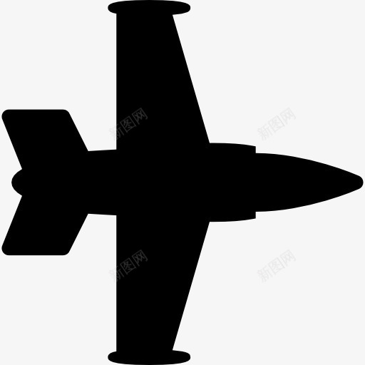飞机的轮廓图标png_新图网 https://ixintu.com 剪影 填充 汽车 航空 运输 运输飞机