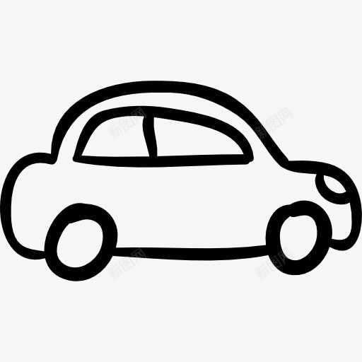 概述汽车车侧视图图标png_新图网 https://ixintu.com 侧视图 手绘 汽车 轮廓 运输