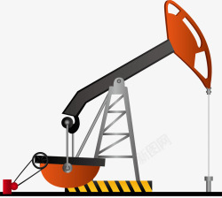 吊装开采石油加油站的标志矢量图高清图片