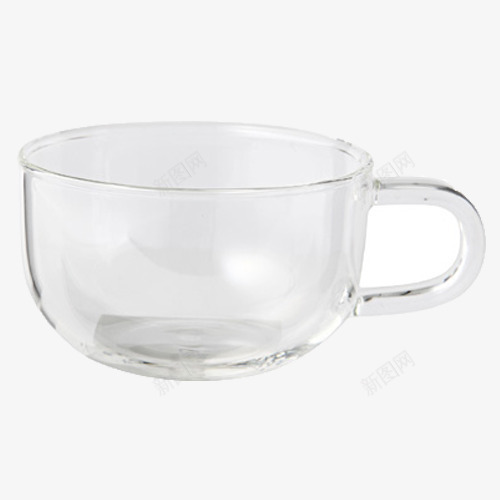 日本无印良品玻璃茶杯png免抠素材_新图网 https://ixintu.com 产品实物 无印良品 耐热玻璃 茶杯