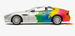 汽车油漆喷了油漆的汽车高清图片