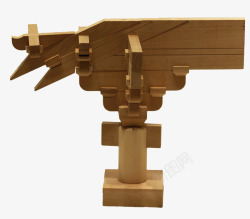 木制工艺斗拱模型高清图片