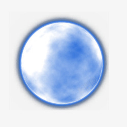 皎洁月光装饰蓝色月光高清图片