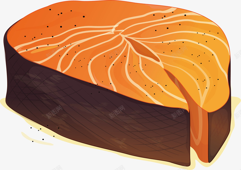 美味营养烟熏三文鱼矢量图ai免抠素材_新图网 https://ixintu.com 三文鱼 健康饮食 烟熏三文鱼 矢量png 美味三文鱼 营养美味 矢量图
