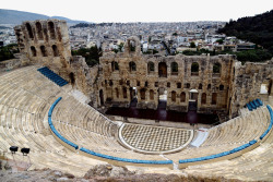 卫城希腊雅典卫城图高清图片