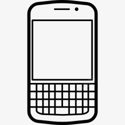 q10流行的手机模型黑莓Q10图标高清图片