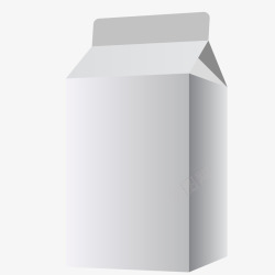 白VI背景空白牛奶盒高清图片