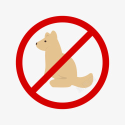 禁止小狗禁止小狗入内图标高清图片