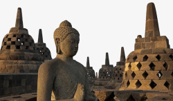 婆罗婆罗浮屠景区高清图片
