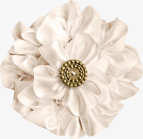 白色丝绸花朵png免抠素材_新图网 https://ixintu.com 丝绸 白色丝绸 白色花朵 纽扣 花朵