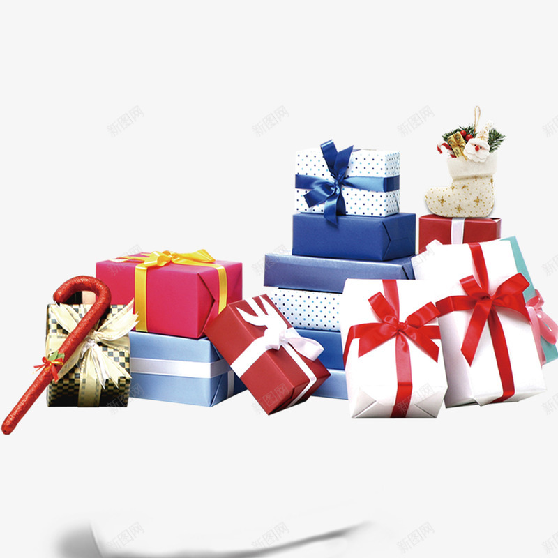 礼物礼品盒psd免抠素材_新图网 https://ixintu.com 元素 图案 礼物 礼盒 装饰