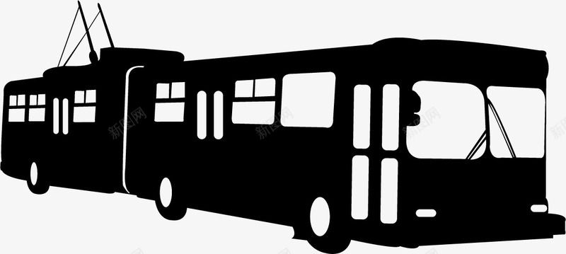 电缆公交车图标图标
