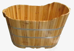 木质泡澡盆素材