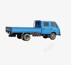 蓝色卡车素材