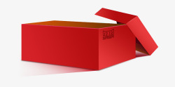 礼盒红色打开礼盒素材
