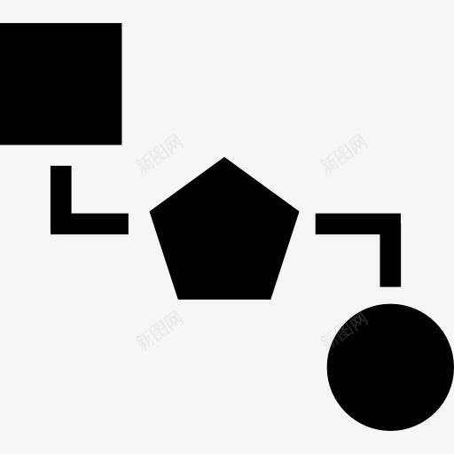 方案三块黑的几何形状图标png_新图网 https://ixintu.com 三 几何图形 图形 图形界面 块方案 方案 黑色