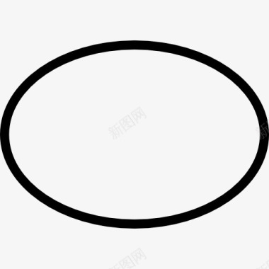 椭圆轮廓的形状变图标图标