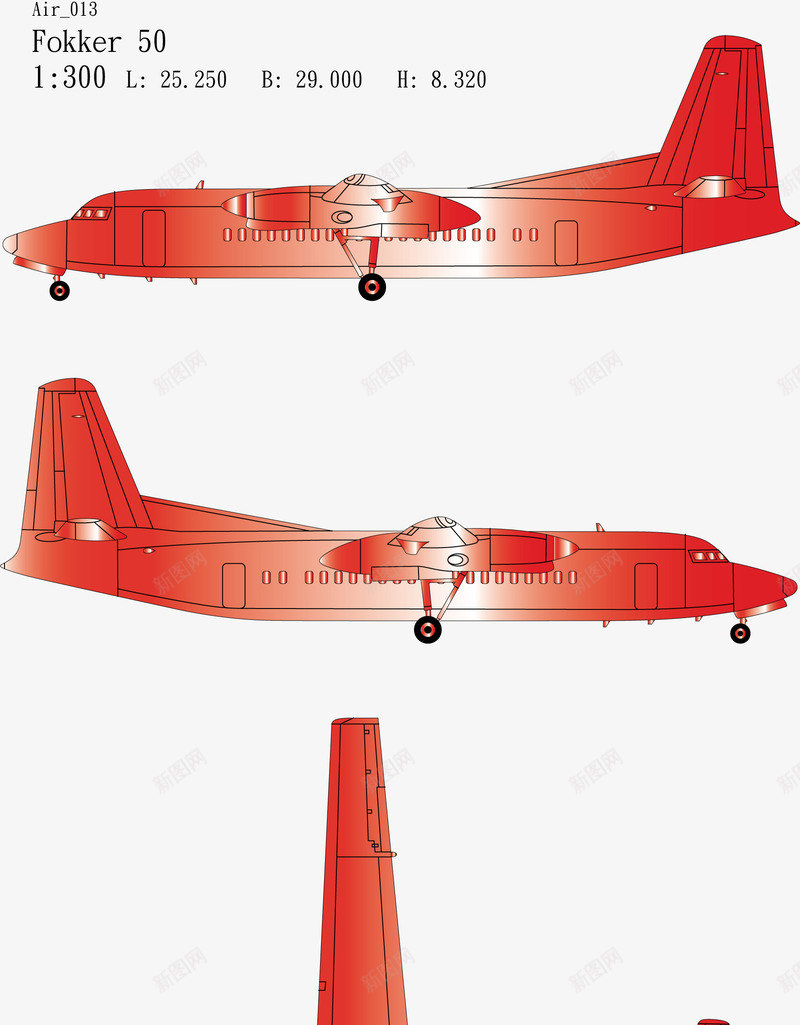 飞机3613png免抠素材_新图网 https://ixintu.com 50 Air Fokker 交 客机 战机 现代科技 通工具 飞机 飞机图 飞机模型图 飞机矢量图 飞机线条图